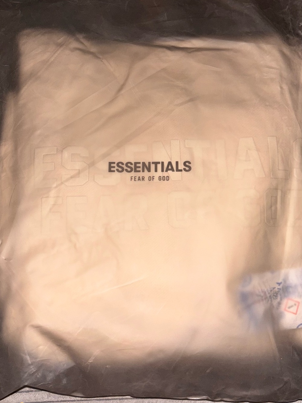 Fear of God Essentials Eggshell / oversized Hoodie